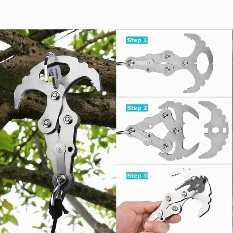 Multi-Functional Grappling Hook and Utility Tool