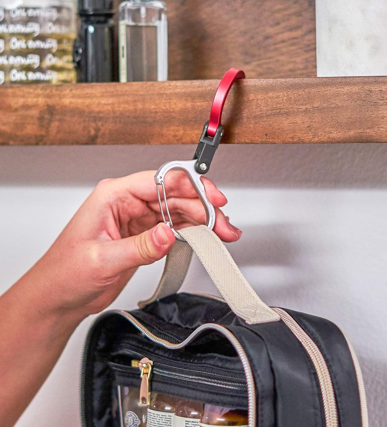 HEROCLIP Mini Carabiner Gear Clip and Hook for Versatile Hanging Solutions
