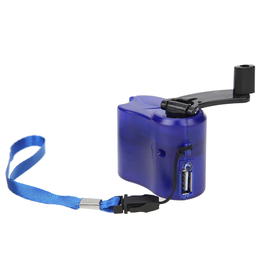 Portable Hand Crank Dynamo Charger: Your Lifeline in Emergencies - Power Up Your Devices Anywhere, Anytime!