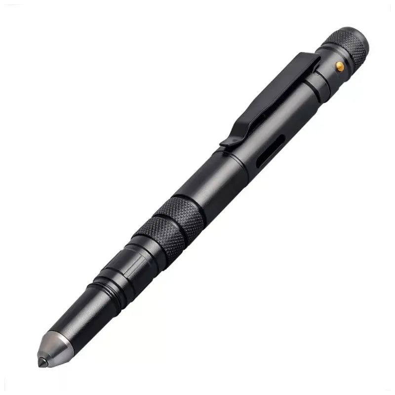 4-in-1 Tactical Pen - Portable Flashlight, Bottle Opener, Emergency Glass Breaker, and Self-Defense Tool, Gift Box Included