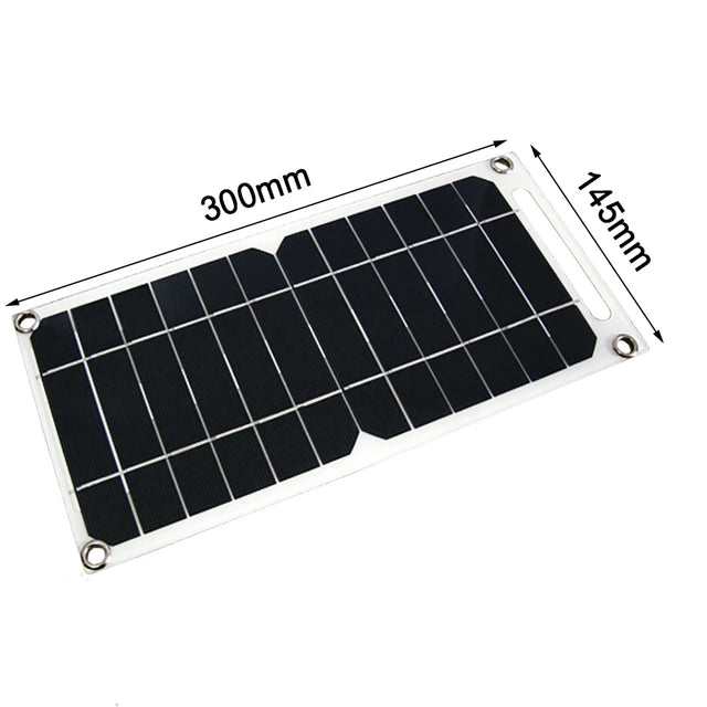 5V 10W Solar Panel Output USB Outdoor Portable Solar System Cell Phone Charger Solar Panel Battery Module Power Panel Enlarged 1