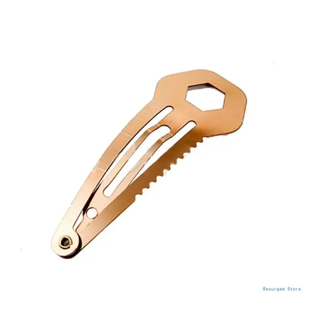 Survival Hairpin: Versatile Stainless Steel Self-Defense Multi-Tool