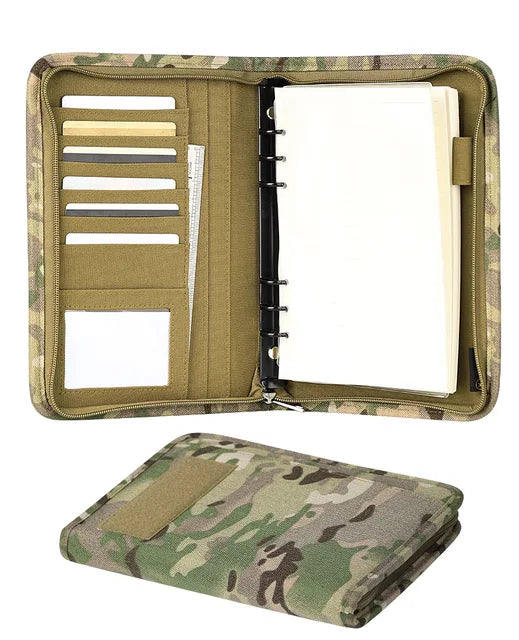 Tactical Camouflage Book Cover - Outdoor Diary with Abrasion Resistance for Military Supplies