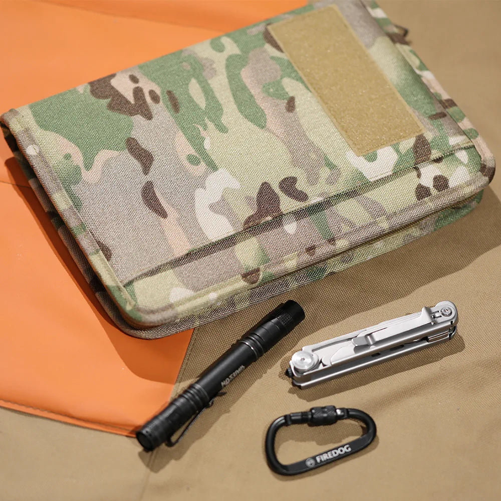 Tactical Camouflage Book Cover - Outdoor Diary with Abrasion Resistance for Military Supplies