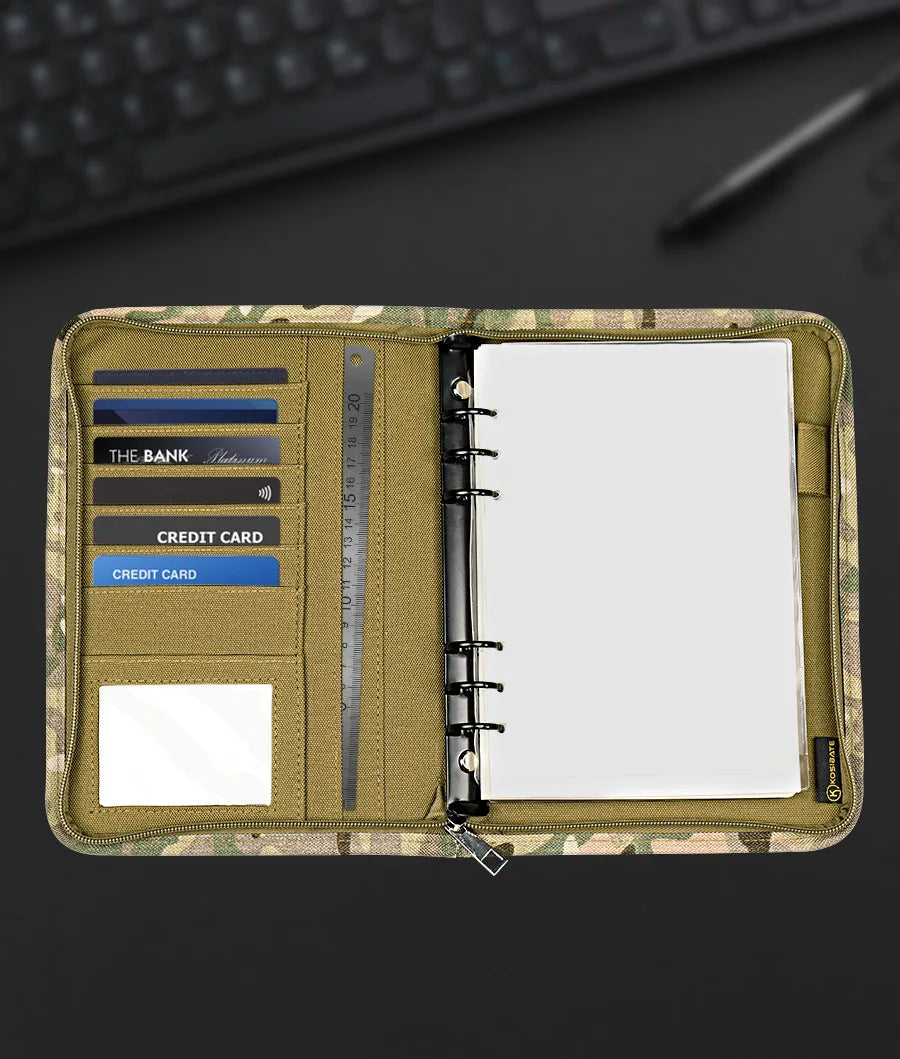 Tactical Camouflage Book Cover - Outdoor Diary with Abrasion Resistance for Military Supplies