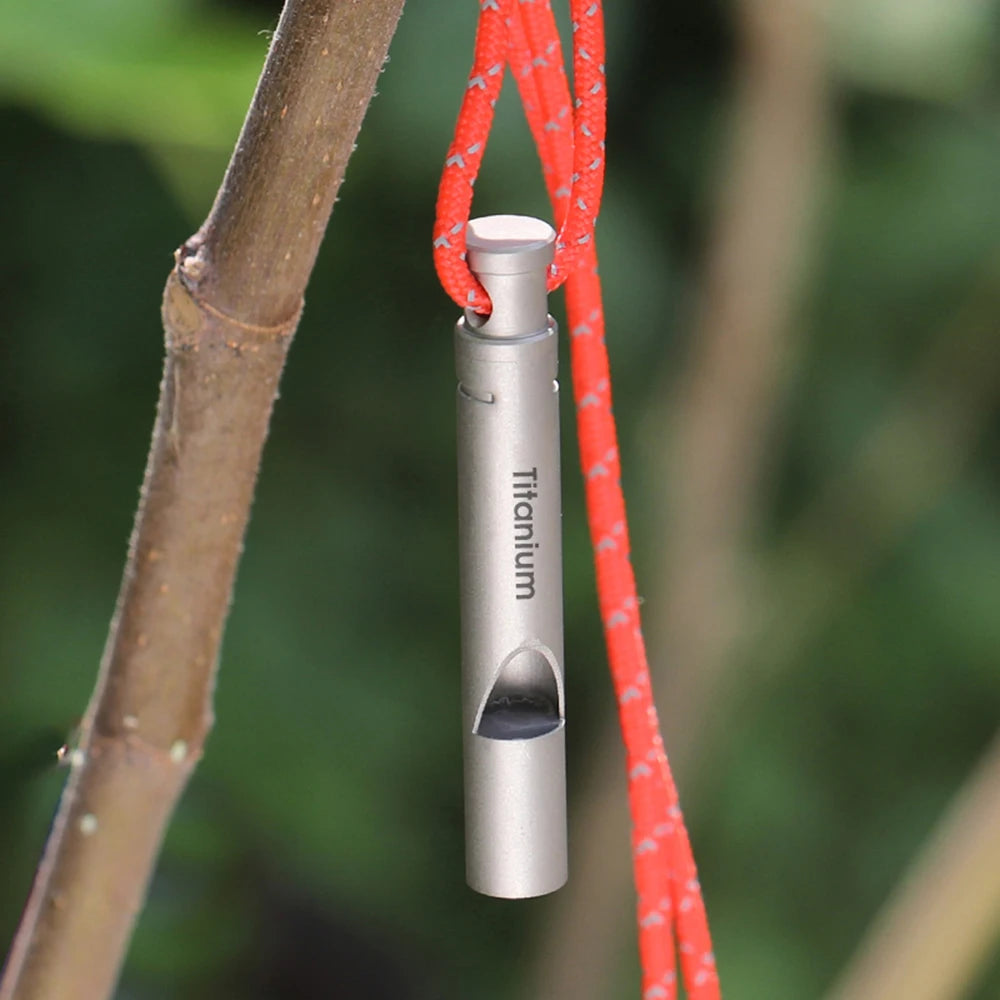 Titanium Whistle: Lightweight, Corrosion-Resistant Survival Tool for Outdoor Enthusiasts