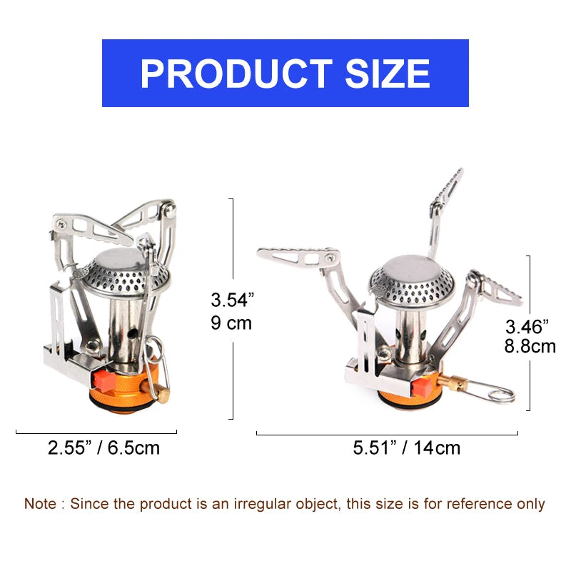 Portable Gas Stove Heater for Camping and Survival