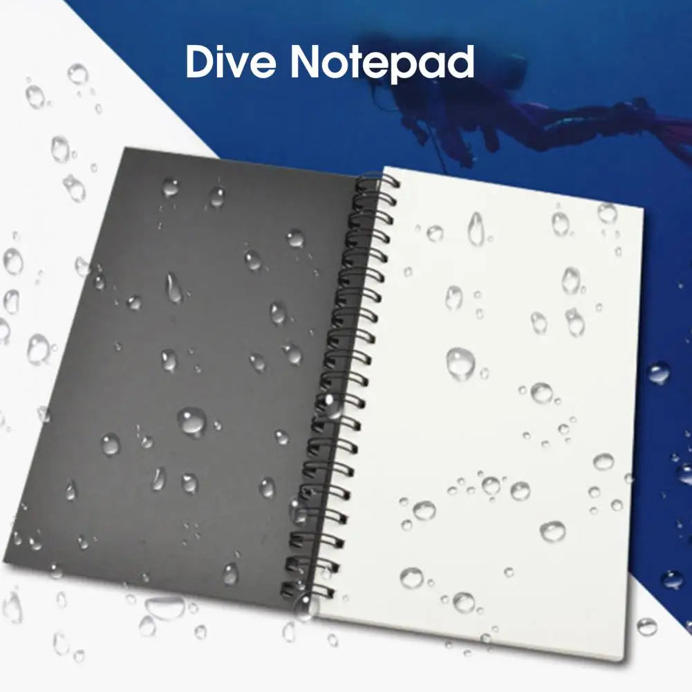 Professional Waterproof Diving Notepad - Lightweight Underwater Notebook for Scuba Diving