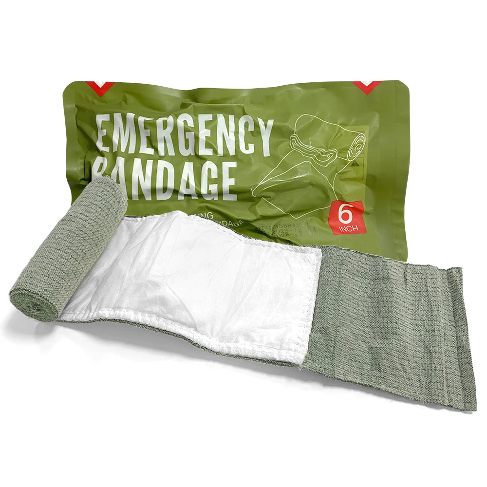 Medical Trauma Kit Israeli Bandage 4/6Inch Emergency Security Protection for Outdoor Camping Hiking Wound First Aid