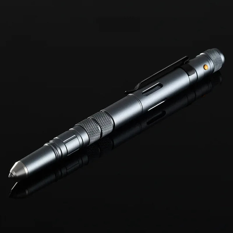 4-in-1 Tactical Pen - Portable Flashlight, Bottle Opener, Emergency Glass Breaker, and Self-Defense Tool, Gift Box Included